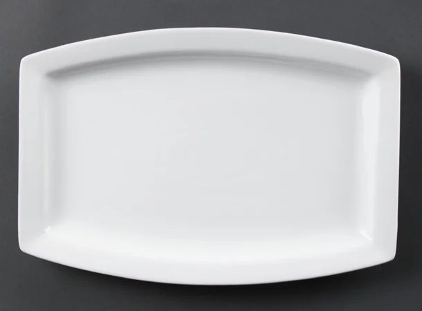 Olympia Whiteware Rectangular Plates 320mm
