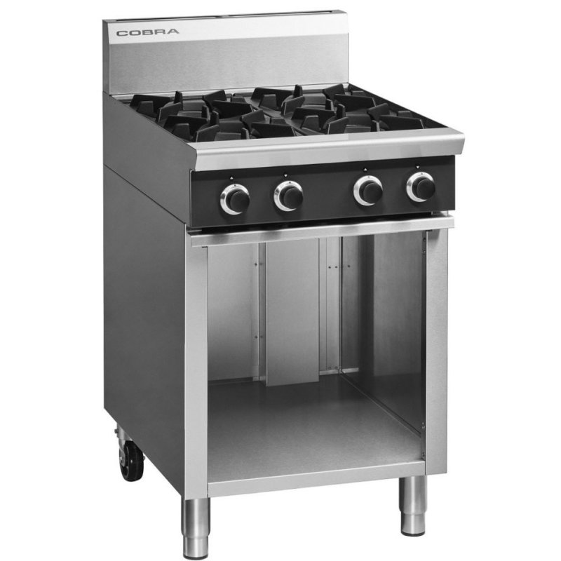 Blue Seal C6D Cobra 6 Burner Gas Hob on Cabinet Base W600mm