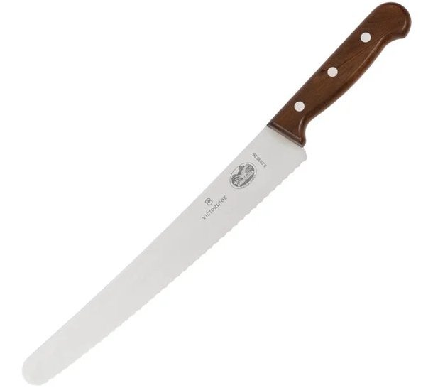 Victorinox Serrated Pastry Knife Wooden 10" (C735)
