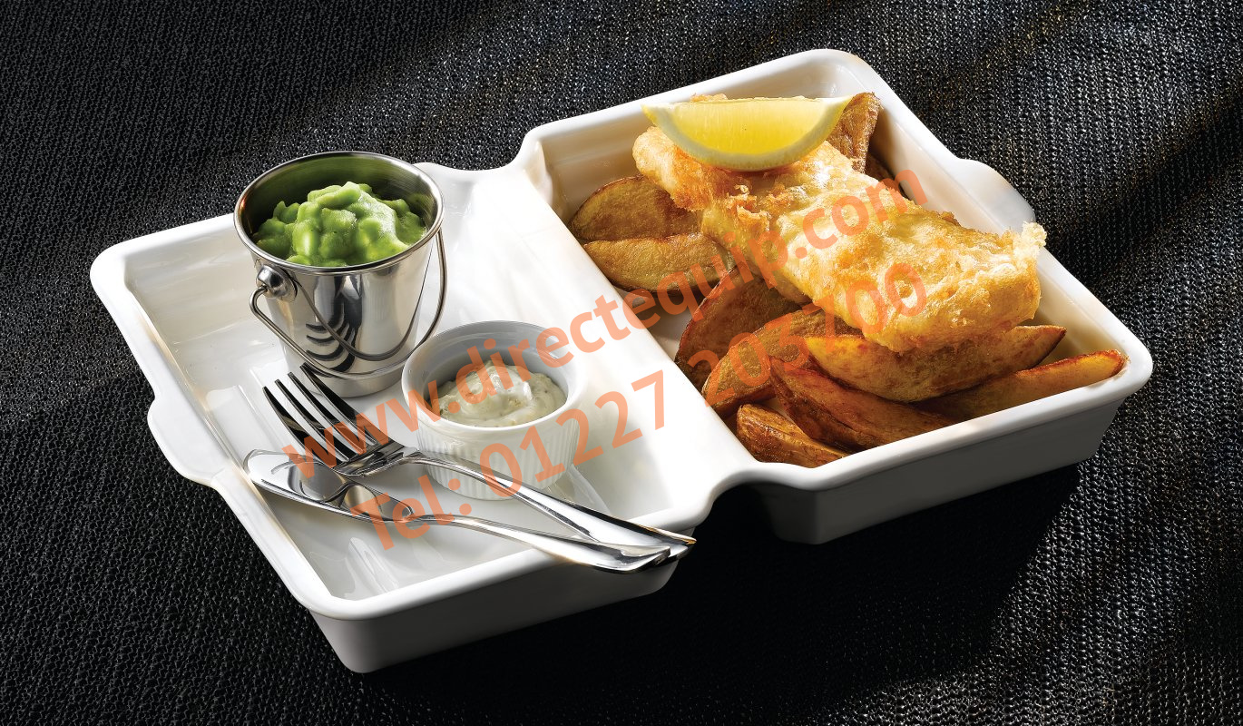 Porcelite Fish & Chip Trays