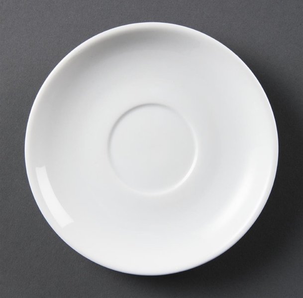 Olympia Whiteware Saucers (Fits Stacking Cups CB467)