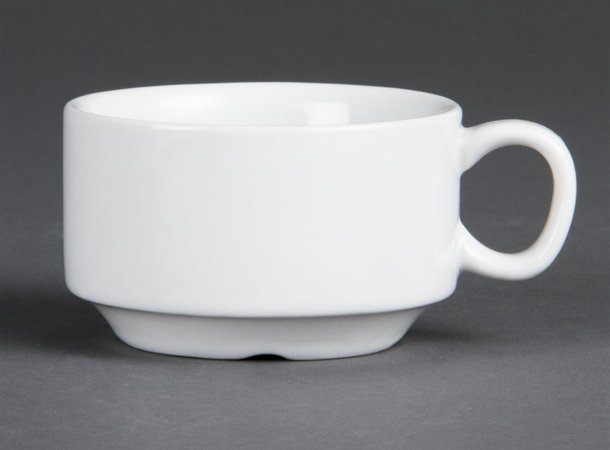 Olympia Whiteware Stacking Espresso Cups 85ml 3oz