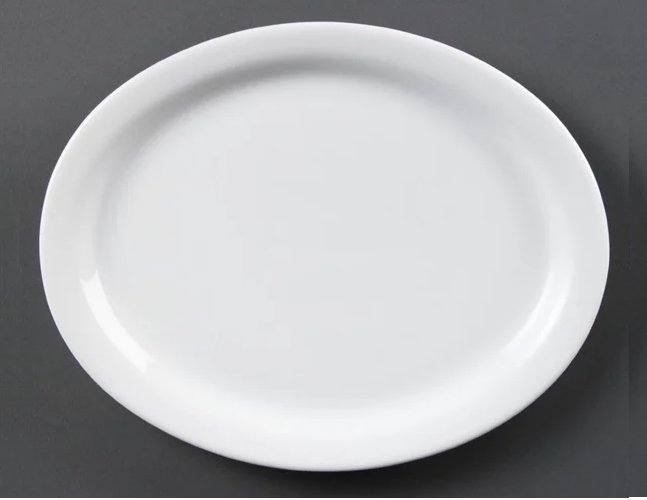 Olympia Whiteware Oval Platters