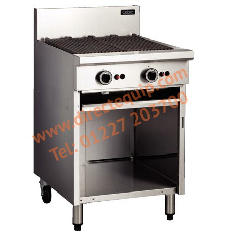 Blue Seal 600mm Gas BBQ Grill on Open Cabinet Base CB6