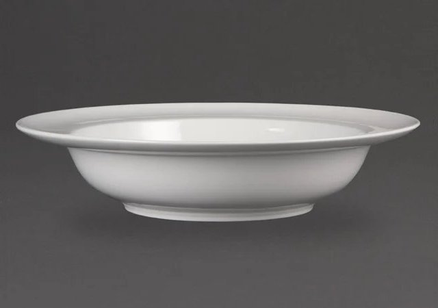 Olympia Whiteware Wide Rim Bowls 228mm 710ml 25oz