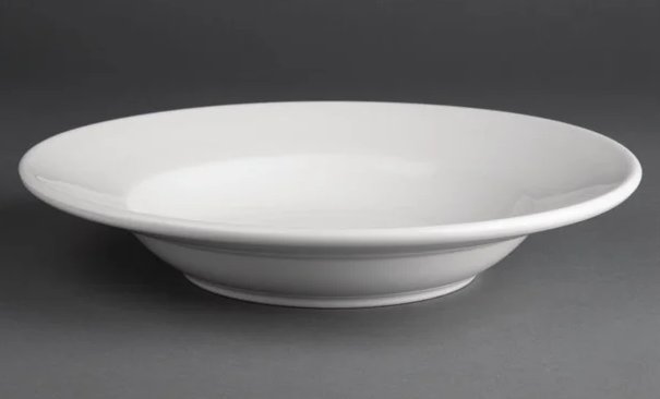 Olympia Athena Rimmed Soup & Pasta Bowls 228mm 210ml