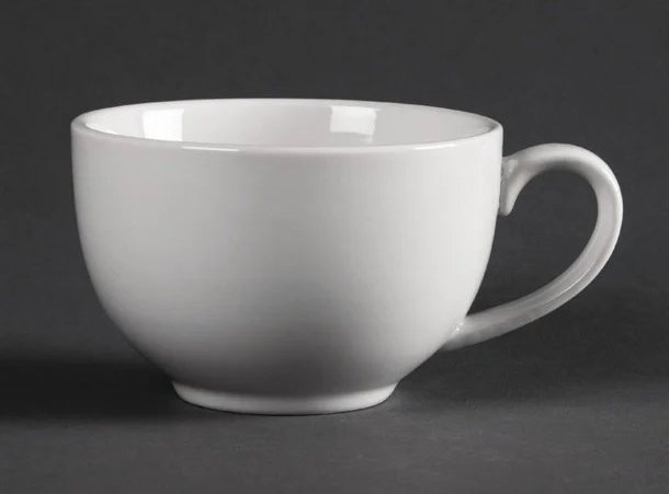 Olympia Whiteware Elegant Cups 230ml 8oz