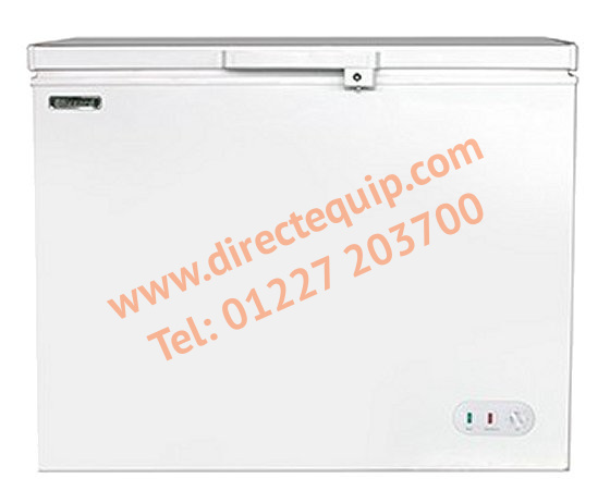 Blizzard CF Range White Chest Freezers in 4 Widths