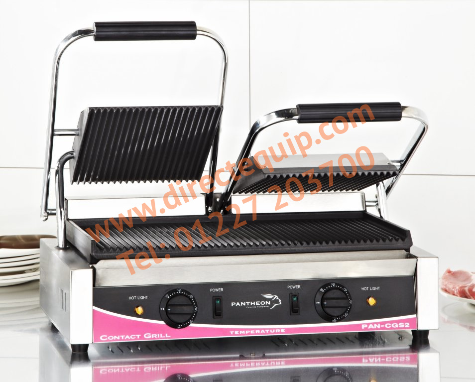 Pantheon CGS2R Ribbed Contact Grill W570mm