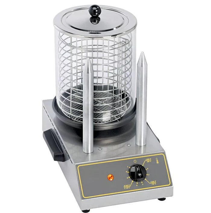 Roller Grill CS2E Hot Dog Machine 2 Heated Spikes