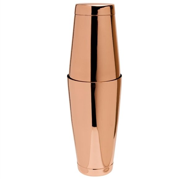 Beaumont Copper Plated Boston Cocktail Shaker