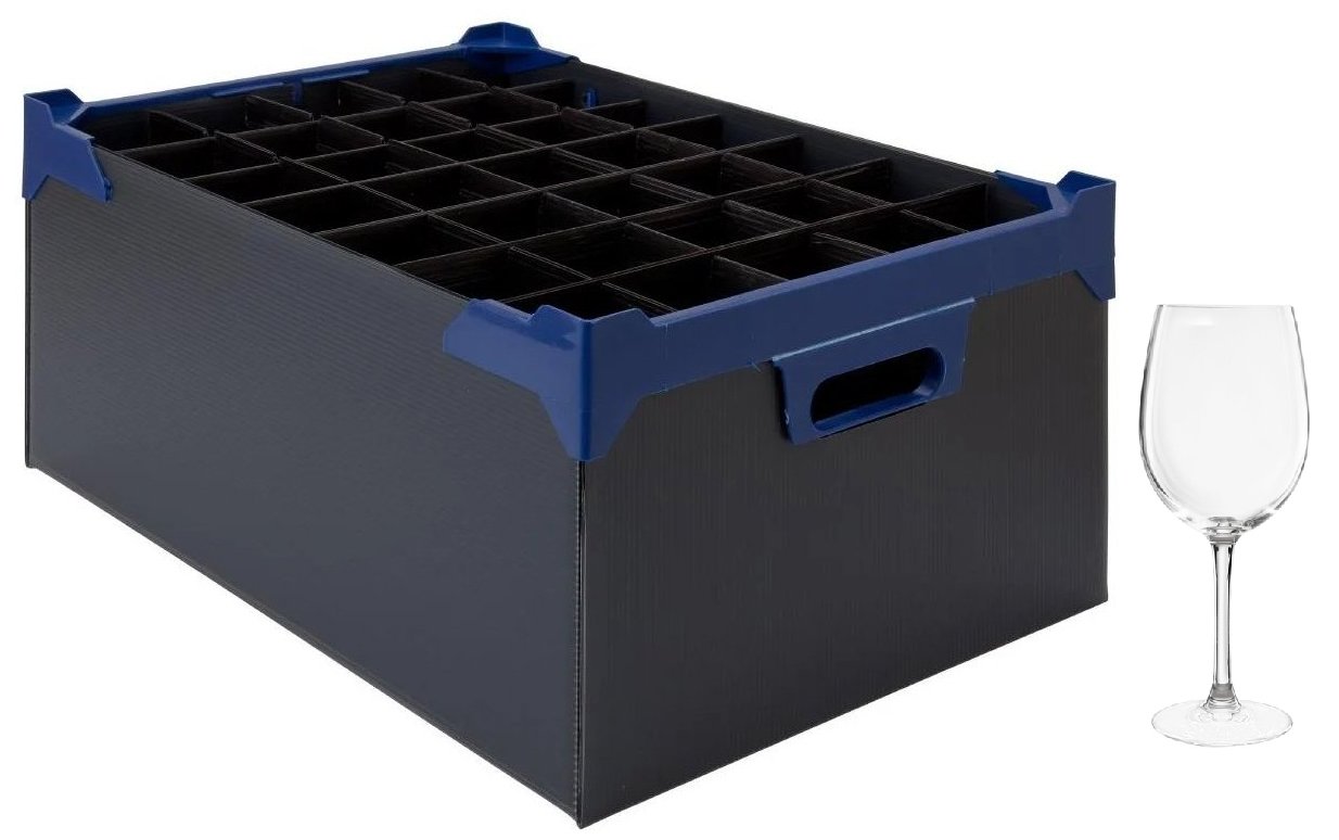Beaumont Wine Glass Carry Boxes (5 Pack) 