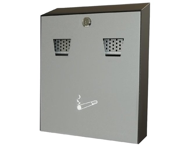 Beaumont Powder Coated Wall Mounted Ash Bin