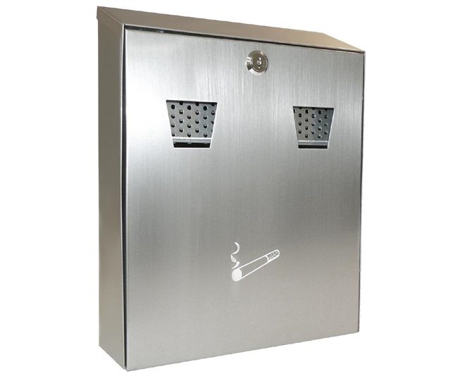 Beaumont Stainless Steel Wall Mounted Ash Bin