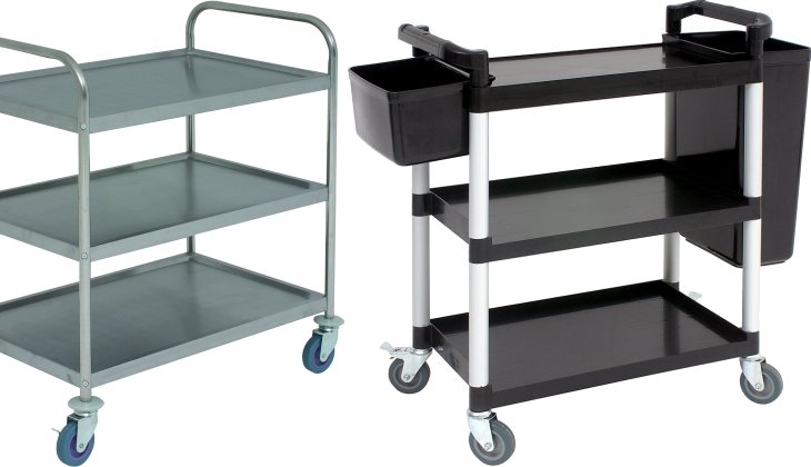 Clearing, Utility, Service & Tray Trolleys