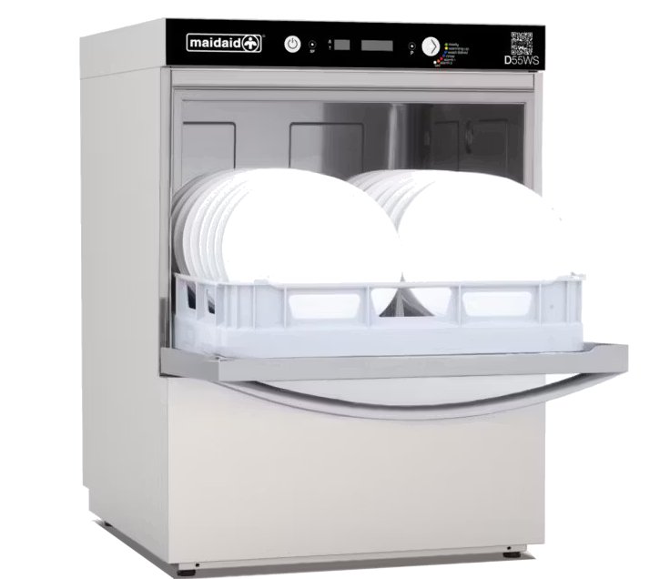 Maidaid Glass/Dishwasher with Water Softener 500mm Basket (D55WS)