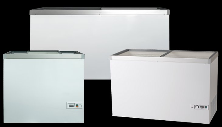 Vestfrost DFG Range Glass Top Display Chest Freezers