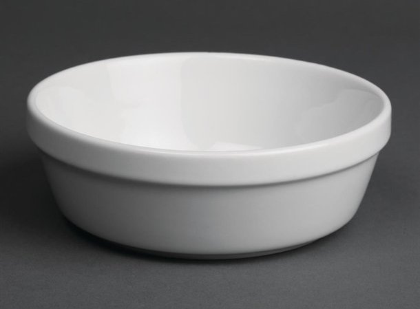 Olympia Whiteware Round Pie Dishes