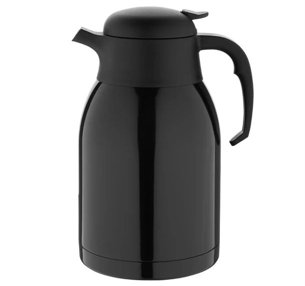 Olympia Vacuum Jug Black 2Ltr