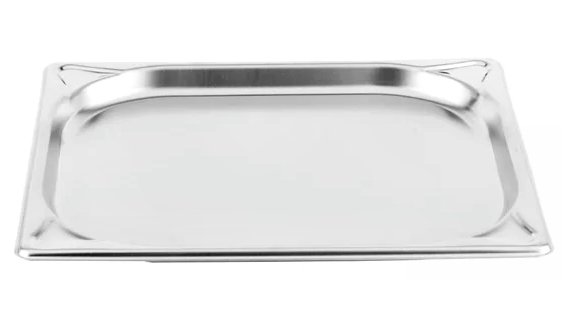 Vogue Heavy Duty Stainless Steel 1/2 Gastronorm Pan Depth 20mm