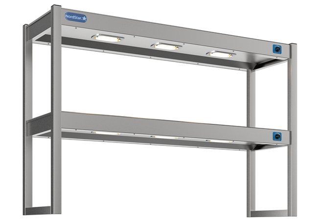 NordStar W1200mm Heated Gantry Double Tier with Dimmer