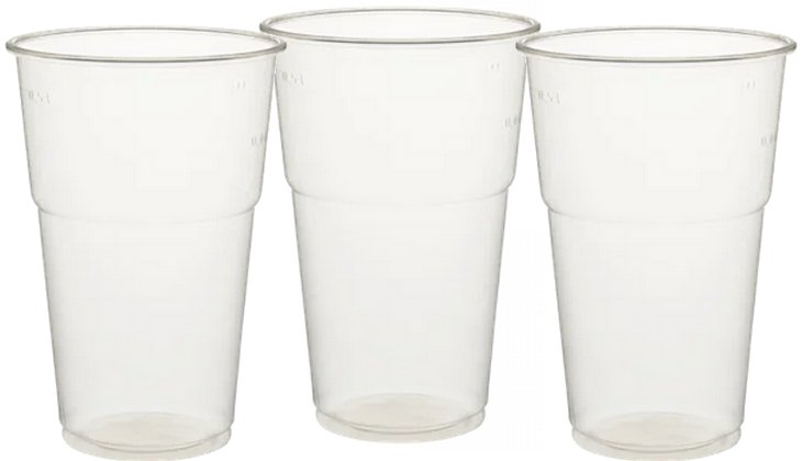 Pint to Brim Flexi Glass 20oz/568ml - Qty 1000