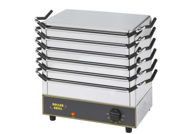 Roller Grill Table Service Plate Warmers Cap: 6 Plate (DW 106)