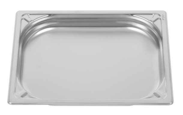 Vogue Heavy Duty Stainless Steel 1/2 Gastronorm Pan Depth 40mm