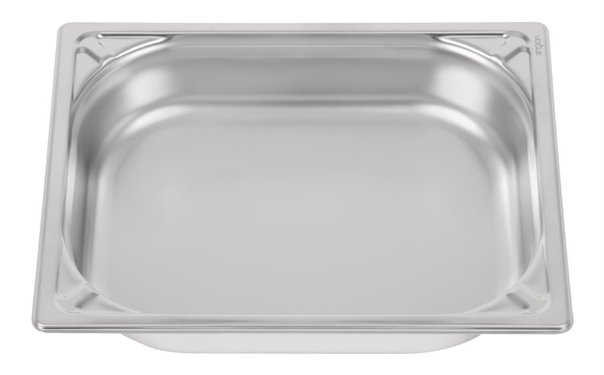 Vogue Heavy Duty Stainless Steel 1/2 Gastronorm Pan Depth 65mm