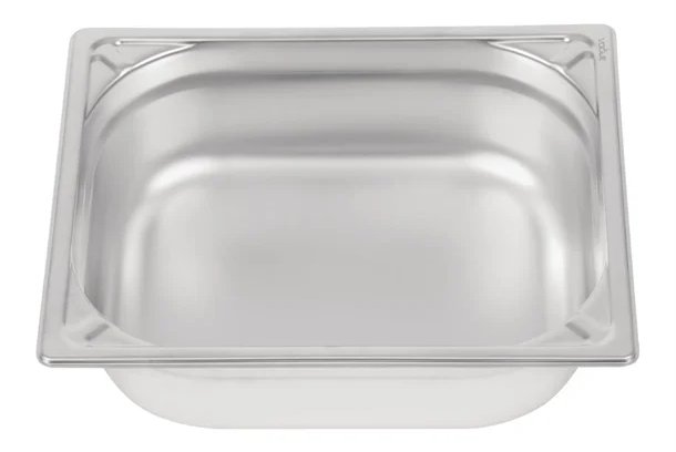 Vogue Heavy Duty Stainless Steel 1/2 Gastronorm Pan Depth 100mm