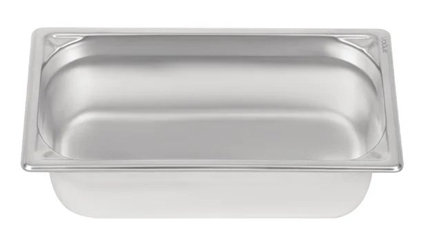 Vogue Heavy Duty Stainless Steel 1/3 Gastronorm Pan Depth 100mm