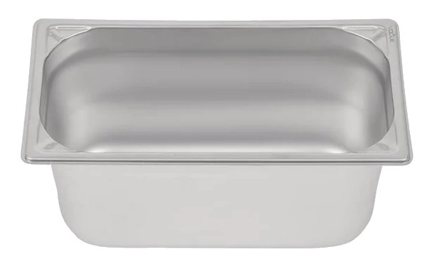 Vogue Heavy Duty Stainless Steel 1/3 Gastronorm Pan Depth 150mm