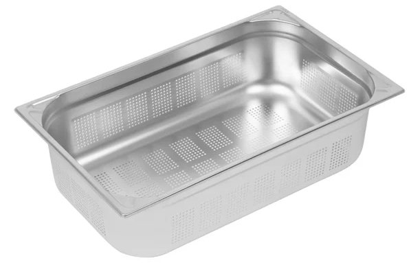 Vogue Heavy Duty Stainless Steel Perforated 1/1 Gastronorm Pan 150mm