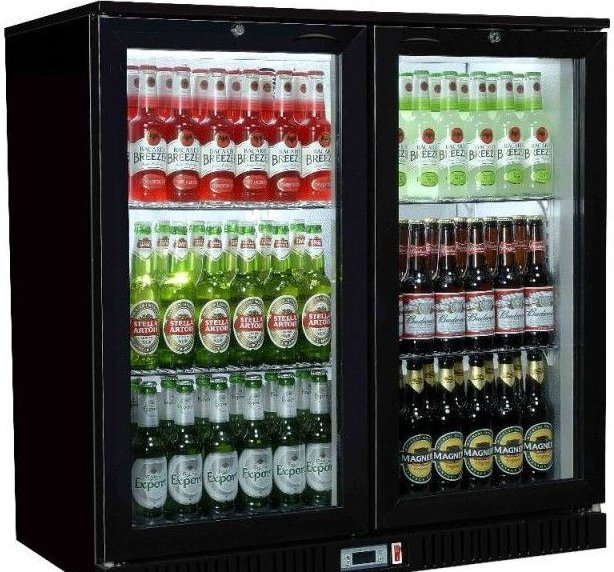 Double Door Back Bar Coolers