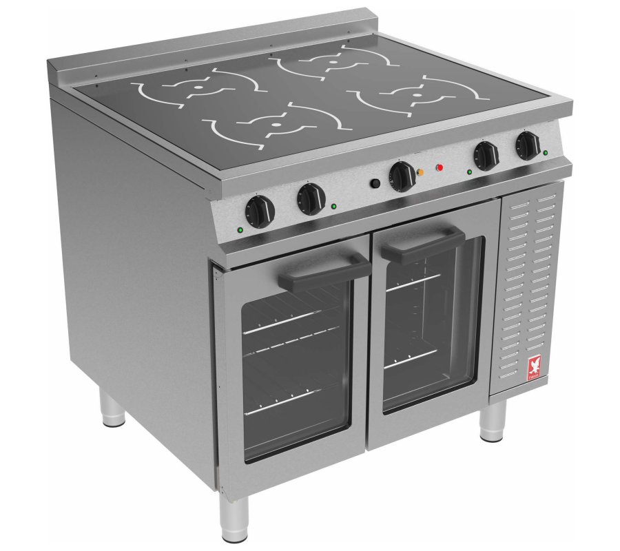 Falcon Dominator E3913i Induction Range W900mm 4 x 3.5kW