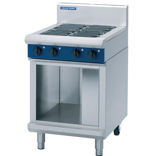 Blue Seal E514D-CB 4 Element Electric Hob on Cabinet Base W600mm 9.6kW