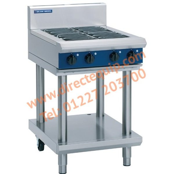Blue Seal E514D-LS 4 Element Electric Hob on Leg Stand W600mm 9.6kW