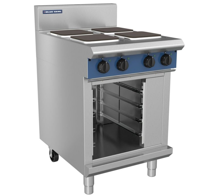 Blue Seal E514S-CB 4 Plate Electric Hob on Cabinet Base W600mm 10.4kW