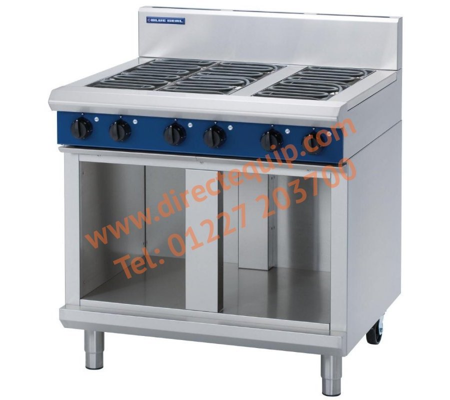 Blue Seal E516D-CB 6 Element Electric Hob on Cabinet Base W900mm 14.4kW