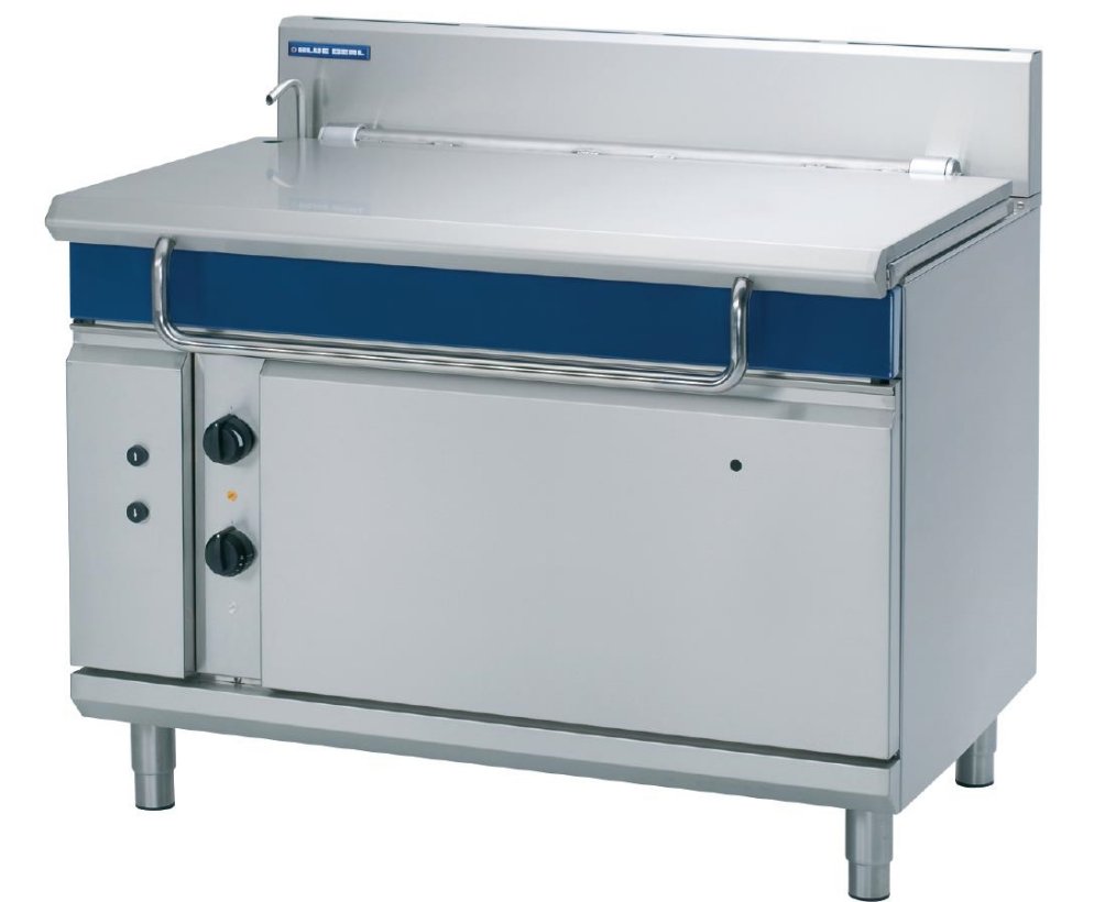 Blue Seal E580-12E Electric Bratt Pan with Electric Tilt 120Ltr