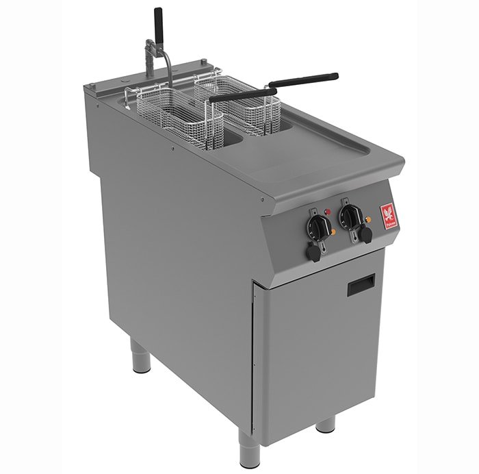 Falcon F900 E9342F Twin Tank Fryer with Filtration 2 x 7.5Ltr