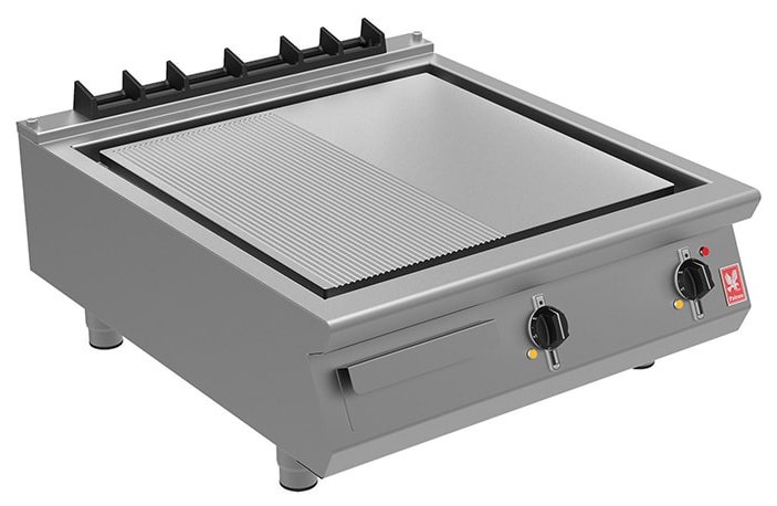 F900 Half Ribbed Electric Griddle W800mm Falcon E9581R