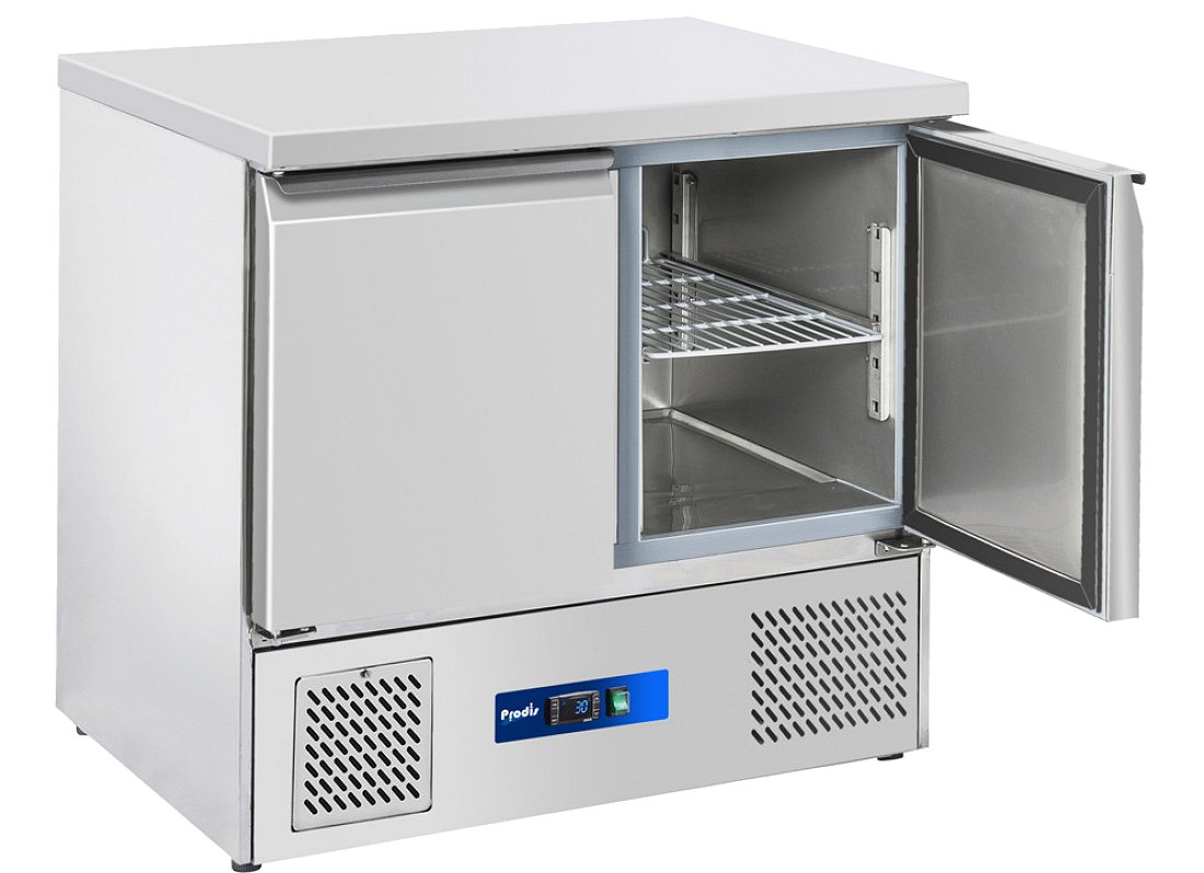 Prodis 2 Door Saladette Counter W900mm EC-2SS