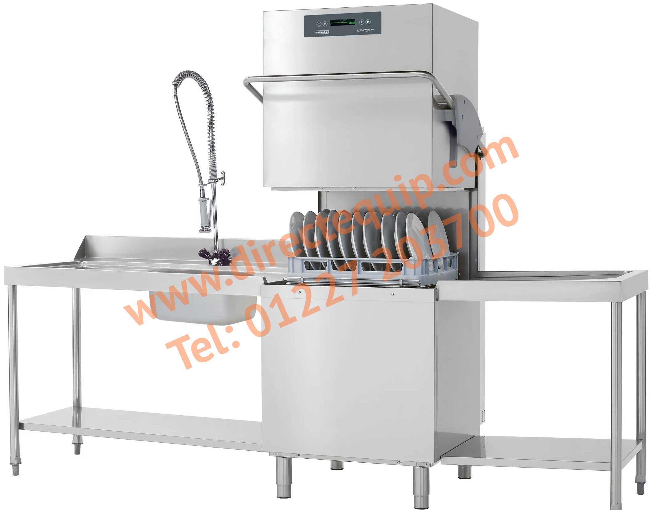 Maidaid Evolution EVO2160 & EVO3135WS 3 Phase Pass Through Dishwashers