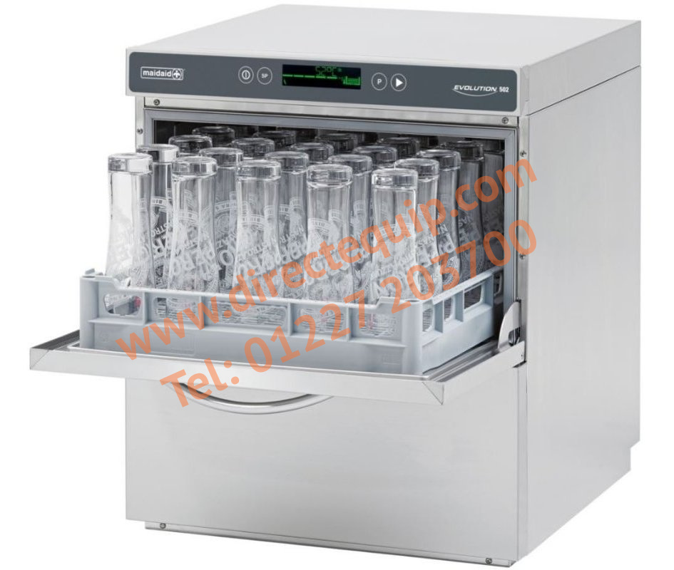 Maidaid Glasswashers 500mm Basket Evolution EVO502 & EVO525WS