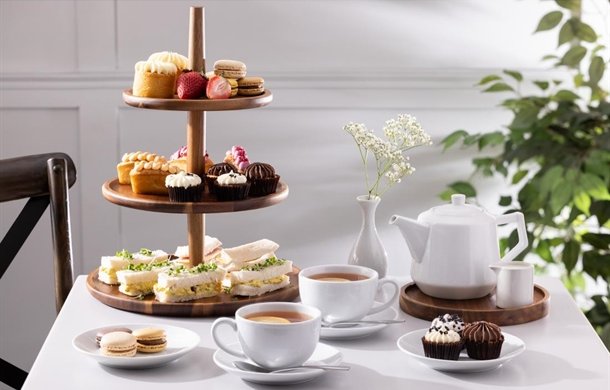 Olympia Acacia 3-Tier Stand 305(�) x H395mm