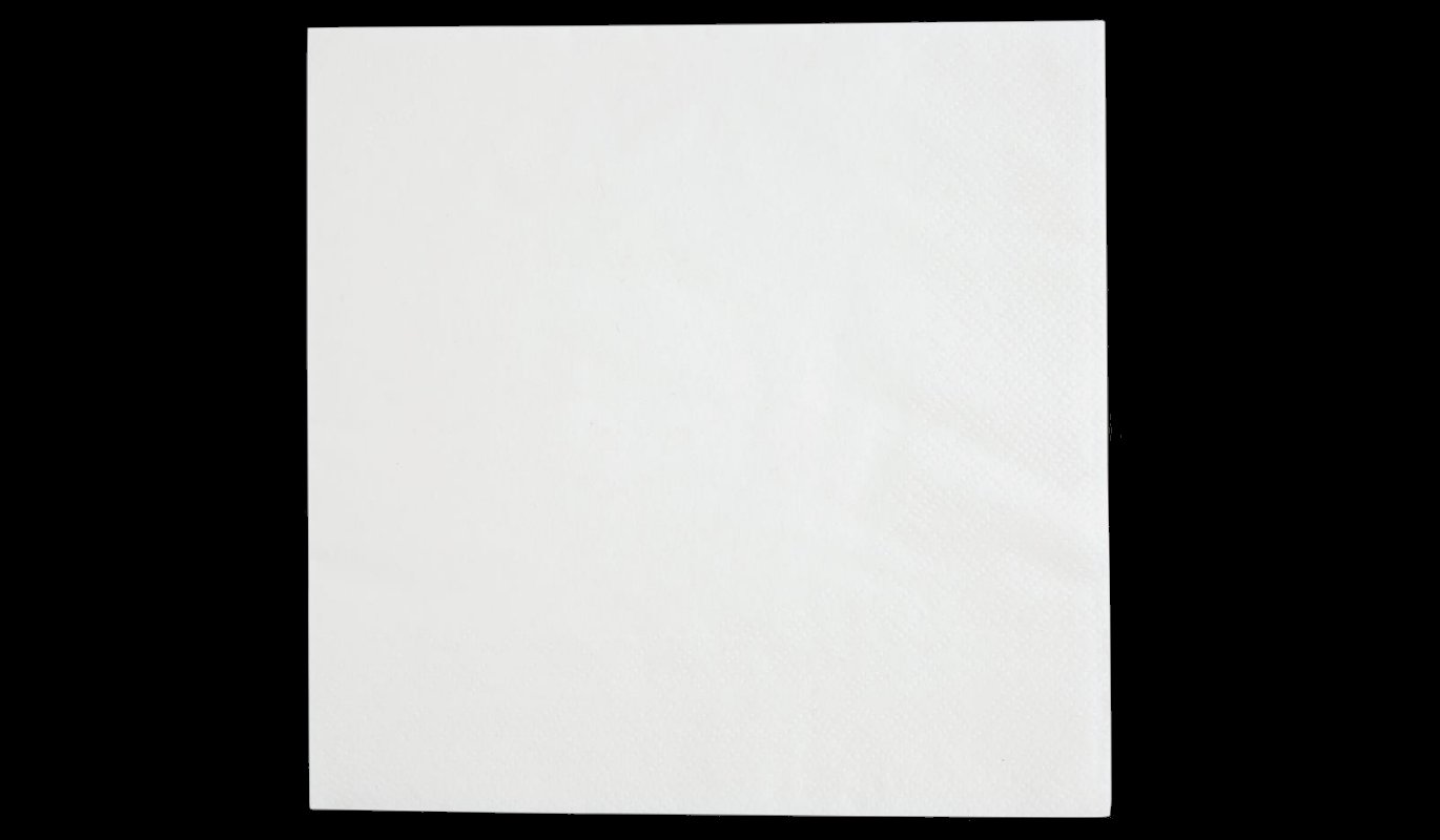 Fiesta White Lunch Napkins 1ply 1/4 Fold (Qty 5000)