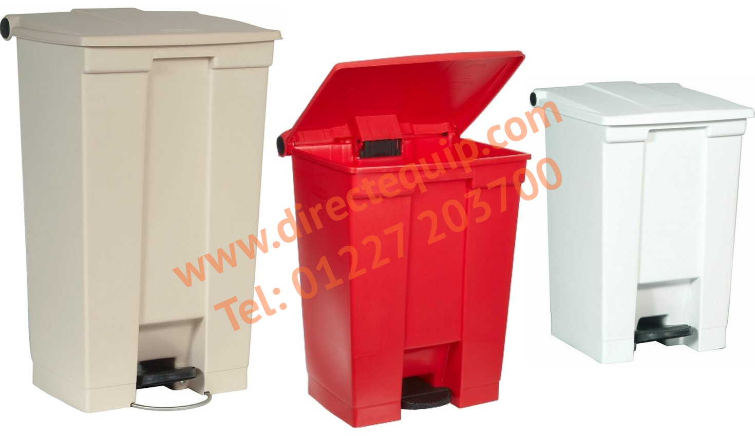 Rubbermaid Step-On Containers 30, 45, 68 & 87 Litre