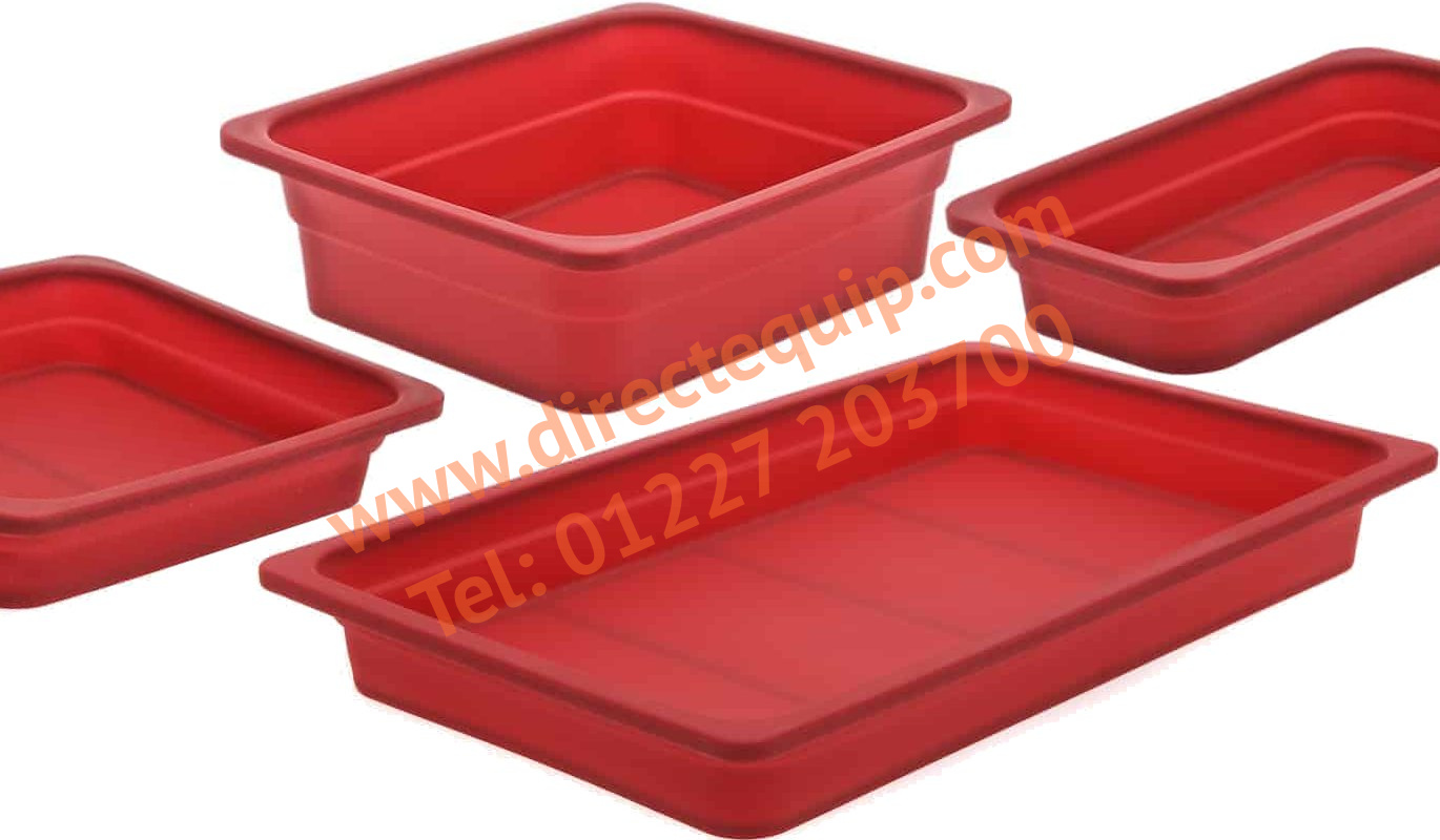 Silicone GN Flexepans Red