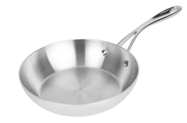 Vogue Stainless Steel & Aluminium Tri-Wall Frying Pan 20cm (FS668)